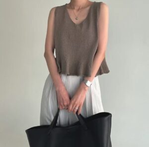 波浪V型針織