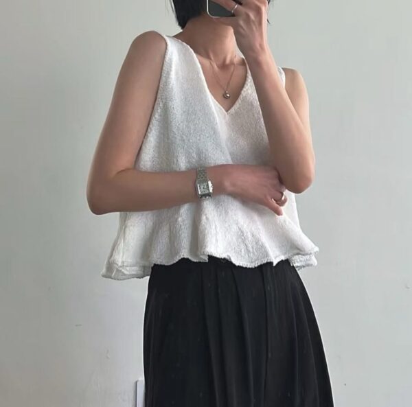 波浪V型針織